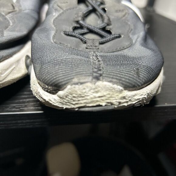 Nike React Element 55 Black Athletic Running Shoes Sneakers BQ6166-003 Mens 12 - Picture 3 of 9